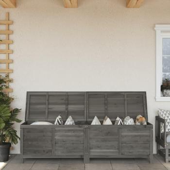 VidaXL Patio Storage Box Anthracite 78.1x19.7x22.2 Solid Wood Fir