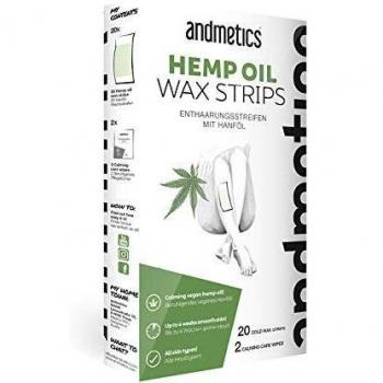 Andmetics Hemp Oil Smooth Skin Wax Strips