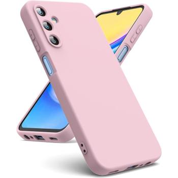 Samsung Galaxy A15 5G Schutzcase aus flexiblem Gel-Silikon in Rosarot