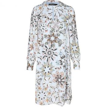 Marc Cain Knielanges Kleid, Hellblau, Größe 38