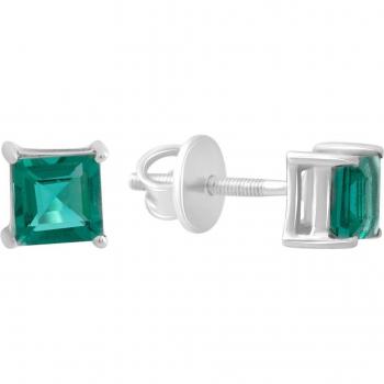 Earrings Argent Nano Aquamarine 1,19ct