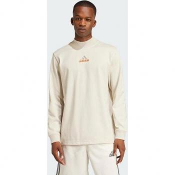 Adidas Langarmshirt JD5402 Beige Weite Passform