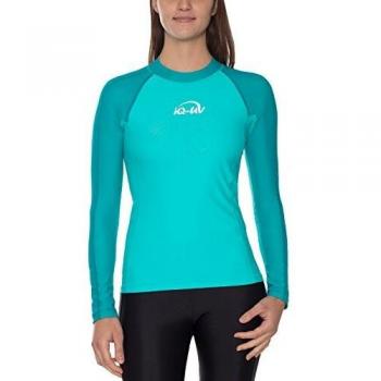 Maglietta a Maniche Lunghe Donna Slim Fit UV 300 Antiprotezione Solare