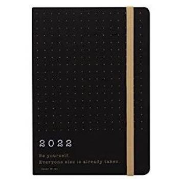 Letts of London Eco Writers A6 2022 Black Kraft Diary