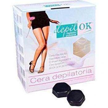 Depil-Ok Schwarz Wachs für sanfte und effektive Haarentfernung (1 Kg)
