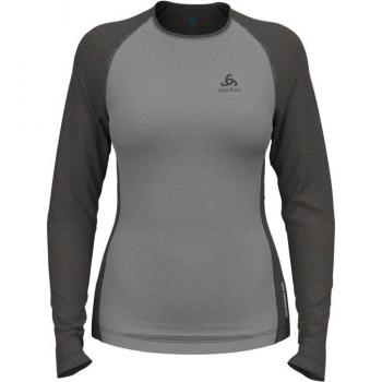 Maglia Intima Odlo Donna Manica Lunga Natural Performance Wool 150 Grigio Scuro