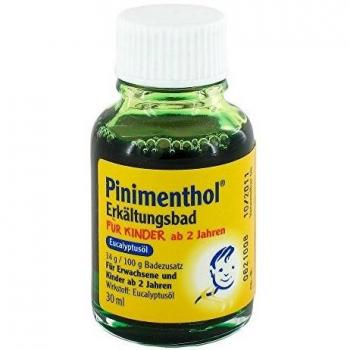 Pinimenthol Erkältungsbad für Kinder ab 2 Jahren Eukalyptusöl