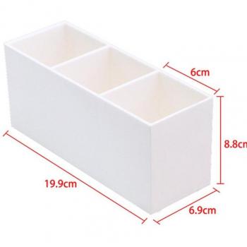 3-Grid Makeup Brush Organizer