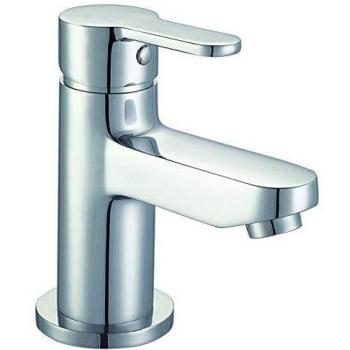 Modern Bathroom Sink Tap, Niagara Camden Mono Basin Mixer with Lever Handles and Click Clack Waste, Chrome Finish