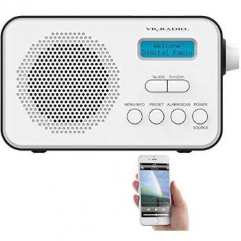 VR-Radio Kompaktes DAB+ Radio mit Bluetooth 5 und Weckfunktion