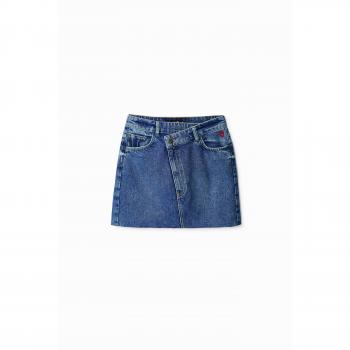 Jupe Desigual SOL Bleu EU XL