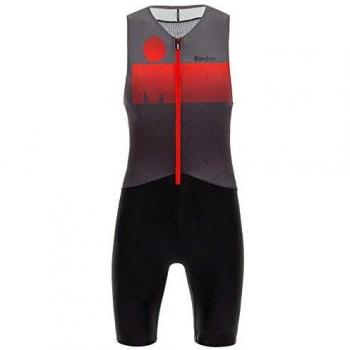 Santini X Ironman Trisuit Aero Negro/Rojo