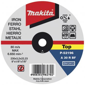 Makita Disco Per Tagliare Ferro Sottili 230x2 mm 50 pezzi