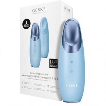 Geske 6-in-1 SmartAppGuided Warm & Cool Eye Energizer with Aquamarine Light