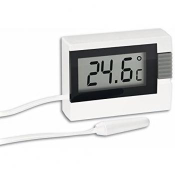 White TFA Digital‑Thermohygro – Innen & Außentemperatur messen