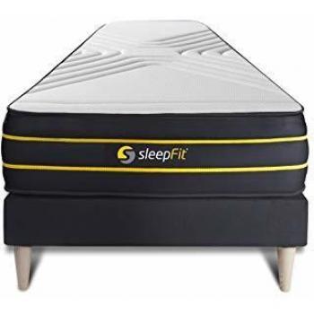 Série ULTRA : Matelas + Sommiers Kit Noir 90x190