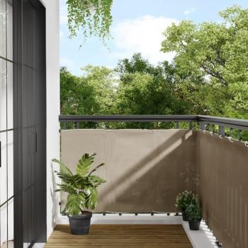 Tela de Sombra para Varanda 90x1000 cm Oxford Cinza-Acastanhado
