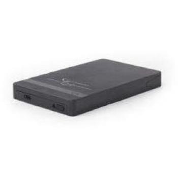 Gembird SSD/HDD‑Gehäuse für 2,5″ SATA – USB 3.1 Type‑C, Schwarz