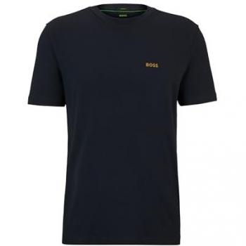 T-Shirt mit Label-Print