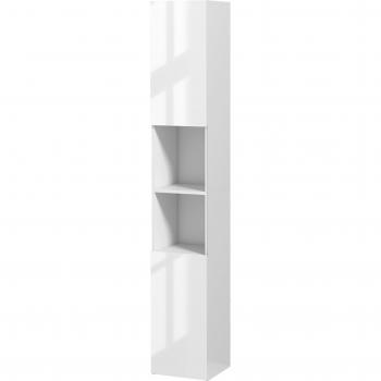 Kleankin White High Gloss Storage Cabinet with 2 Doors