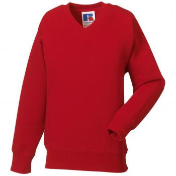 Junior Jerzees Classic Red V Shirt (3-4)