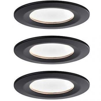 Matte Black Nova Coin 3x LED Downlight