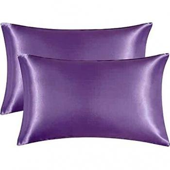 EHEYCIGA Soft Silky Pillowcase with Hair Benefits