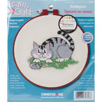 Dimensions A Cat and A Mouse Needlepoint Kit