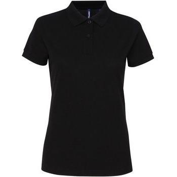 Asquith & Fox Performance Poloshirt Damen Schwarz XL