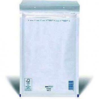 F16 pochettes d'expédition matelassées blanches, sans fenêtre, 100 unités