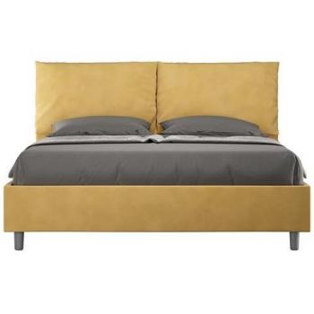 Conjunto Canapé Elevado Doble AnteA 160x210 en Microfibra Ocre