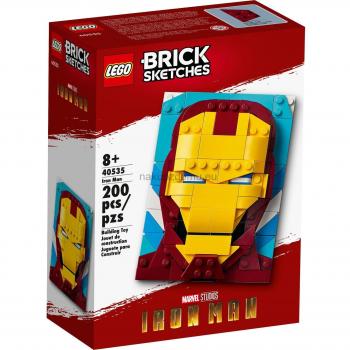 LEGO® Brick Sketches™ 40535 Iron Man