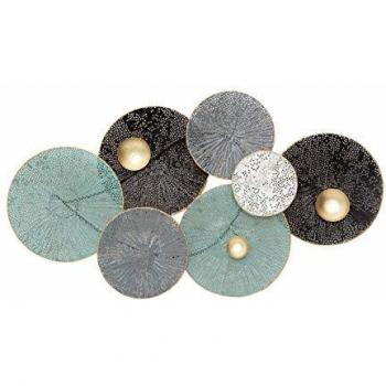 Wanddekoration Seerose aus Metall