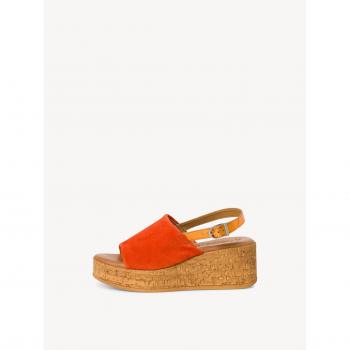Tamaris Keilsandale für Damen in orange 41