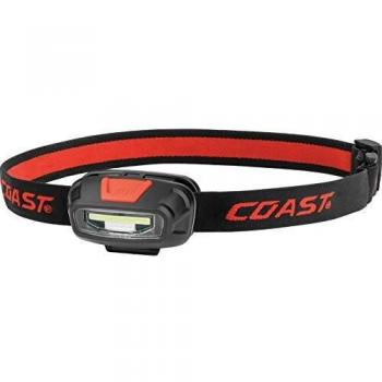 Lampada Frontale LED Coast FL13 250 lm Nero Rosso IPX4 2 AAA
