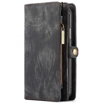 Premium Grey Galaxy Note 8 Leather Wallet Phone Case