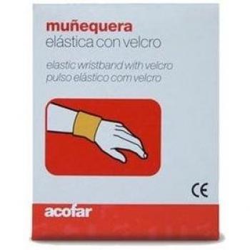 Muñequera gris Acofar con sistema de velcro – T-medium (T-mediana)