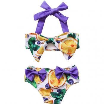 Sommer Bademode für Mädchen 1-6 Jahre, Tankini mit Blumen