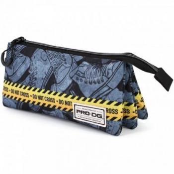 Estuche Portatodo PRODG Do Not Cross Triple Gris