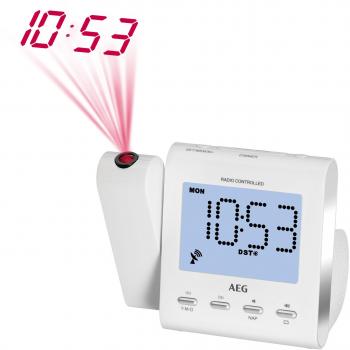 Reloj Despertador AEG MRC 4122 F con radio y proyector