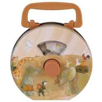 Musique en boîte métallique Arche de Noé pour 3+ ans