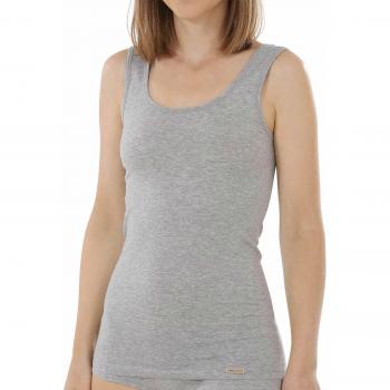 Damen Unterhemd Comazo Achselträger – 10130276401, Grau-Melange