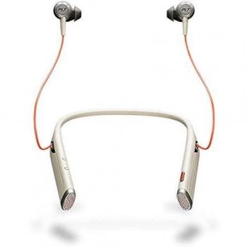 Plantronics Voyager 6200 UC Bluetooth‑Headset – Nackenbügel, Stummschaltung, USB‑A, Weiß