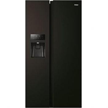 Frigorífico Independiente Haier SBS 90 511 L Negro