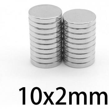 10mm x 2mm Super Strong Neodymium Magnet