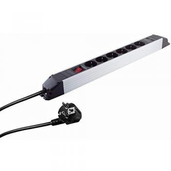 No-Name Premium Steckdosenleiste 6-fach mit zwei USB-Anschlüssen