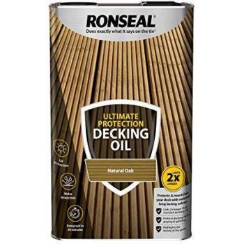 Ronseal Ultimate Protection Decking Oil Natural Oak 5 litre