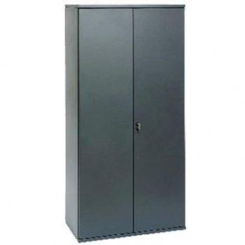 Armoire Métallique Brico Anthracite – 198 cm de hauteur, 4 étagères