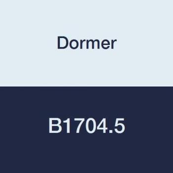 Dormer B1704.5 Centesimal Reamer, Bright, HSS-E, Head Diameter 4.5 mm