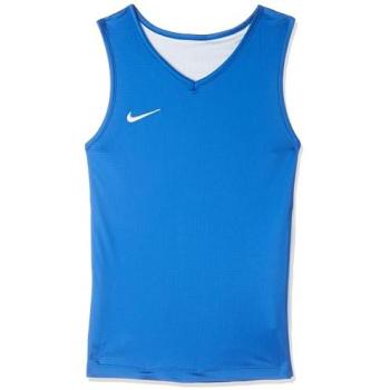 Kinderen Nike Team Basketbal Shirt Blauwe Reversible 20 K463